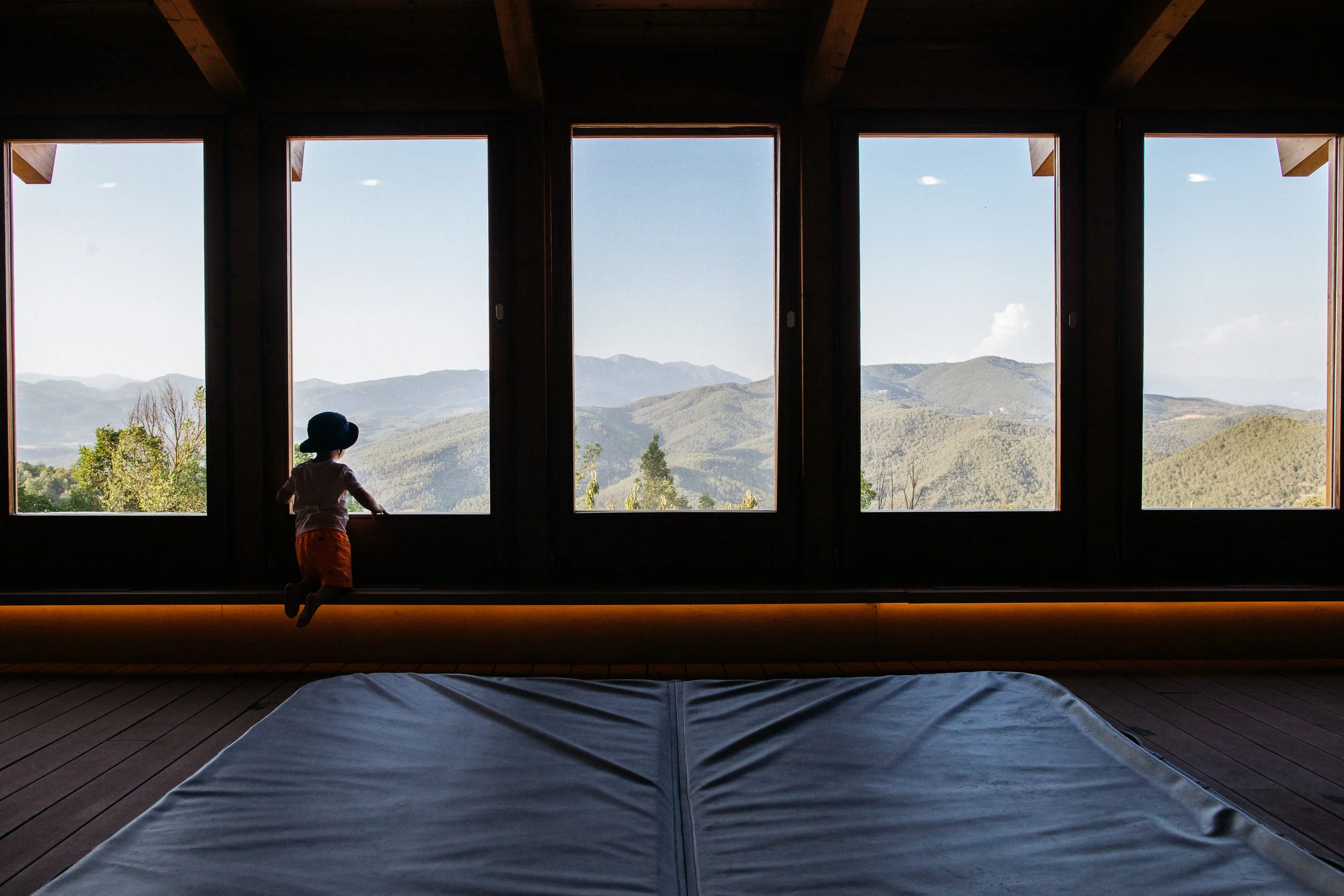 The view from the hot tub.