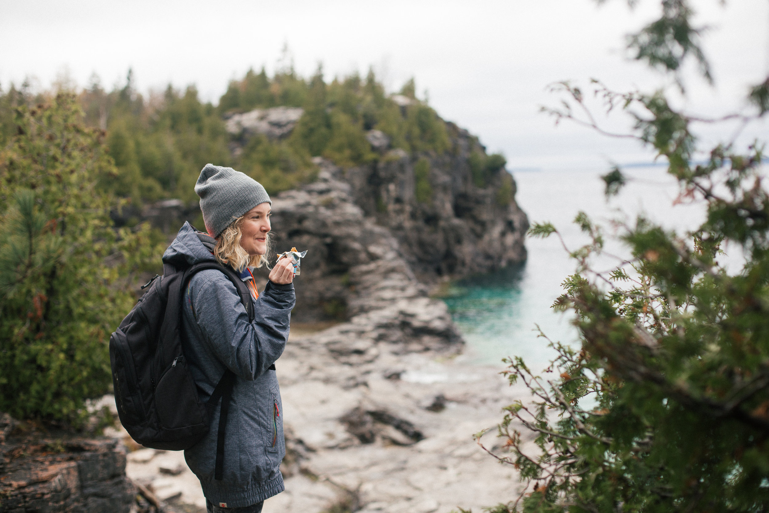Soaking up the view with a clif bar in hand - exactly perfect.