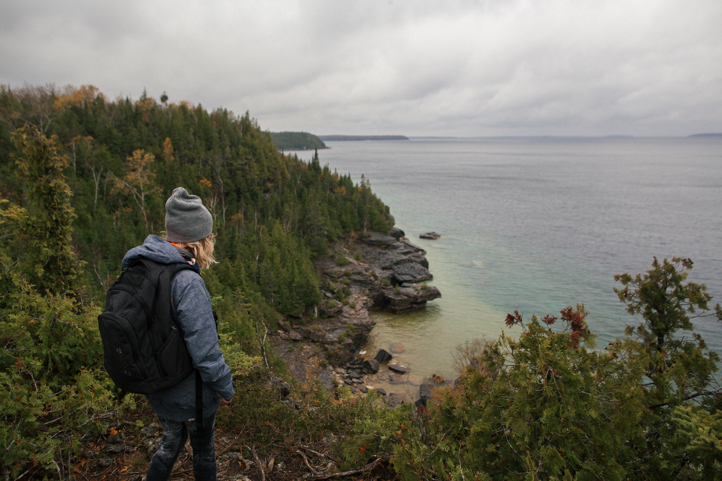 One of the final vistas along our hike.