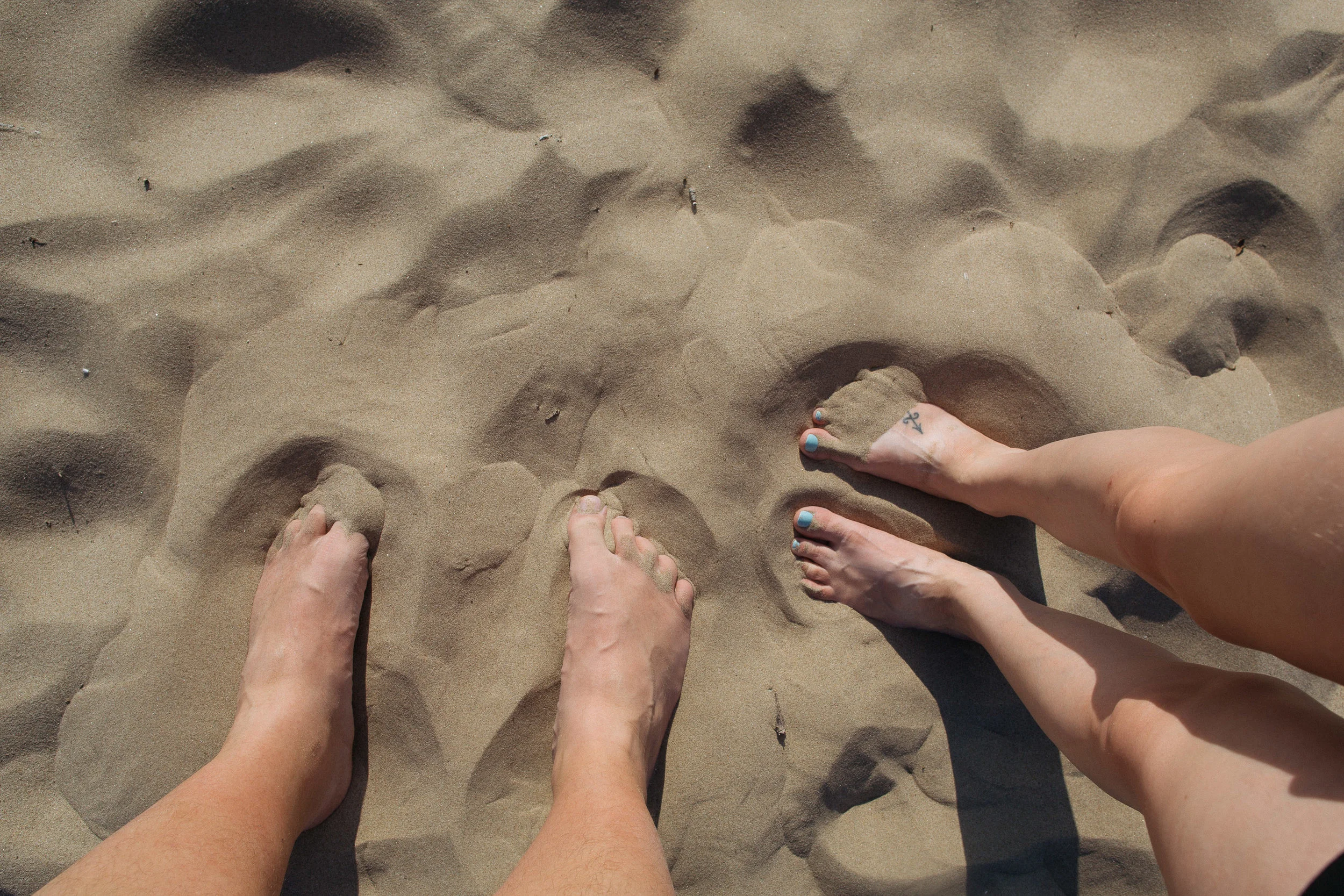 The best part about the sand here is how fine it is. It feels incredible on your feet.