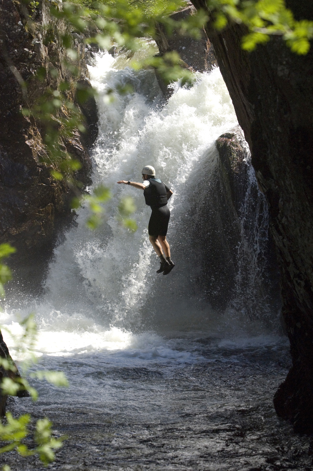 Dropping the Nevis Falls - Rat Race Events