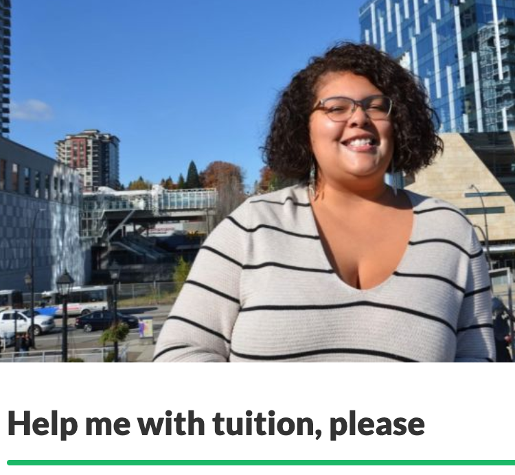  My name is Amei-lee, I'm a Black Native, graduate student at the University of Alberta.  Award-winning journalism student pursuing Master’s in Native Studies, needs help with tuition.   