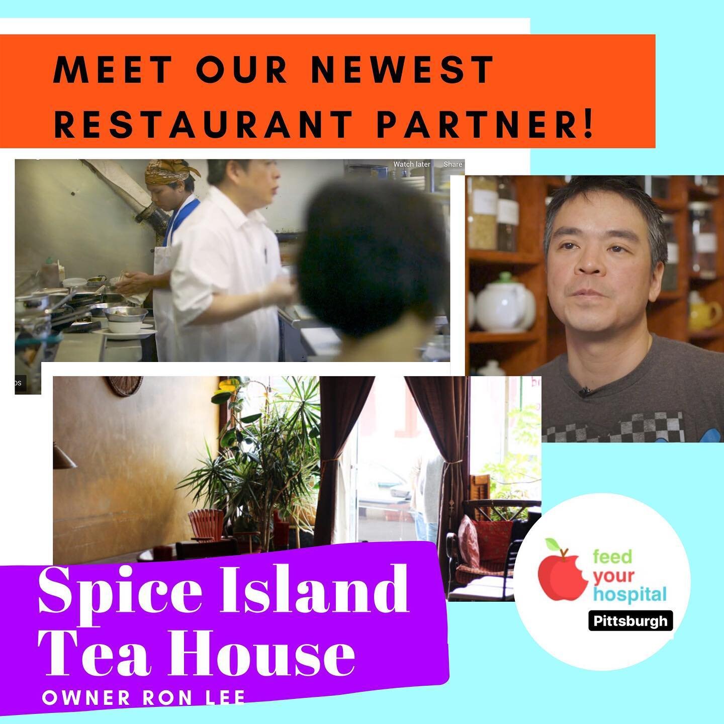 Thrilled to announce our newest restaurant partner, @spiceislandteahouse! Ron and Spice Island have been a beloved staple for Pittsburgh locals and students alike since 1995. They&rsquo;re holding down the fort during COVID19 and we are so excited to