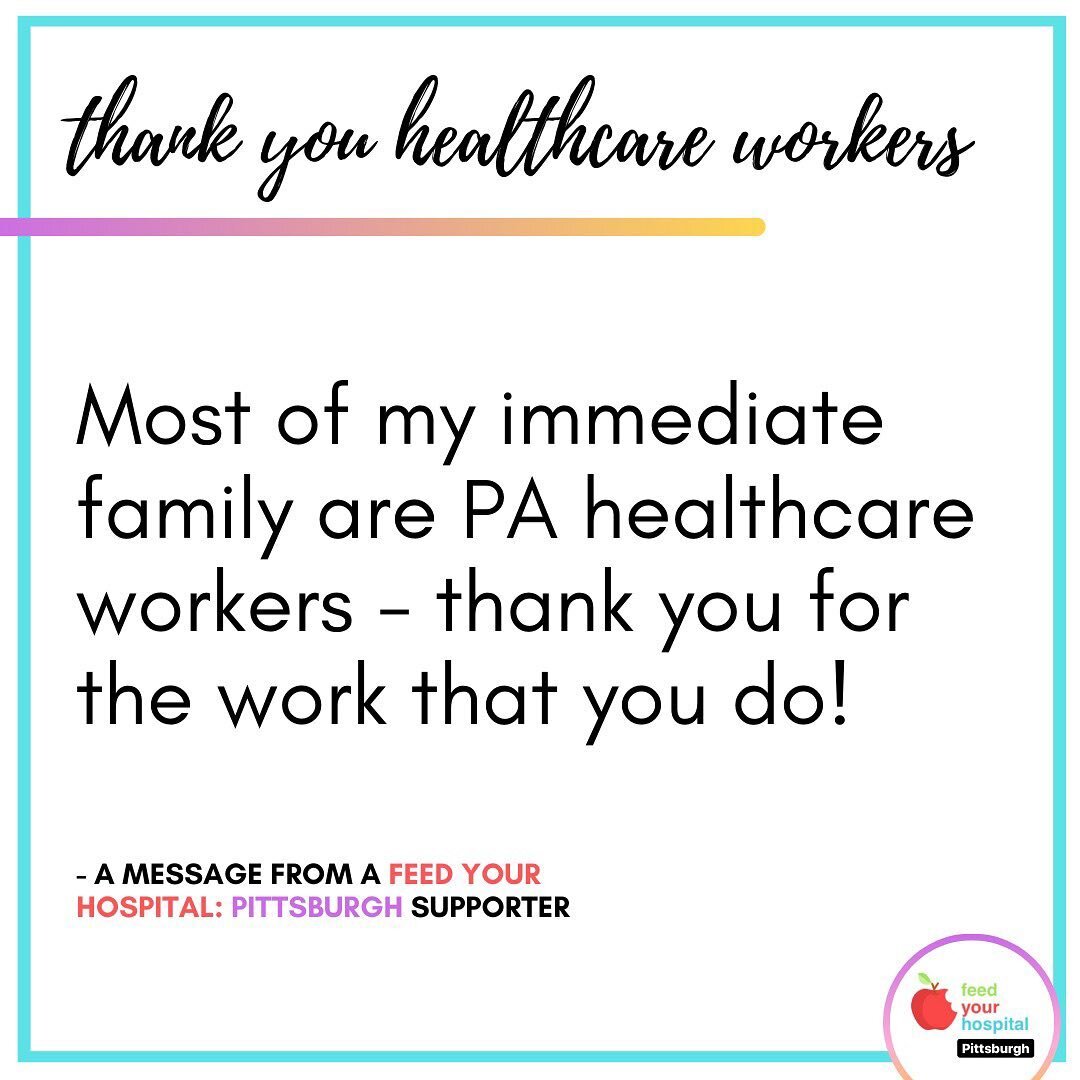 #mondayinspo
💕
🎉
✨
💜
#thankyouhealthcareworkers #feedyourhospital #thankyouhealthheroes #thankyouhealthcareworkers🙏❤️ #covid19 #covid #coronavirus #scrublife #nurselife #doctorlife #pittsburgh #pgh #grateful #gratitude