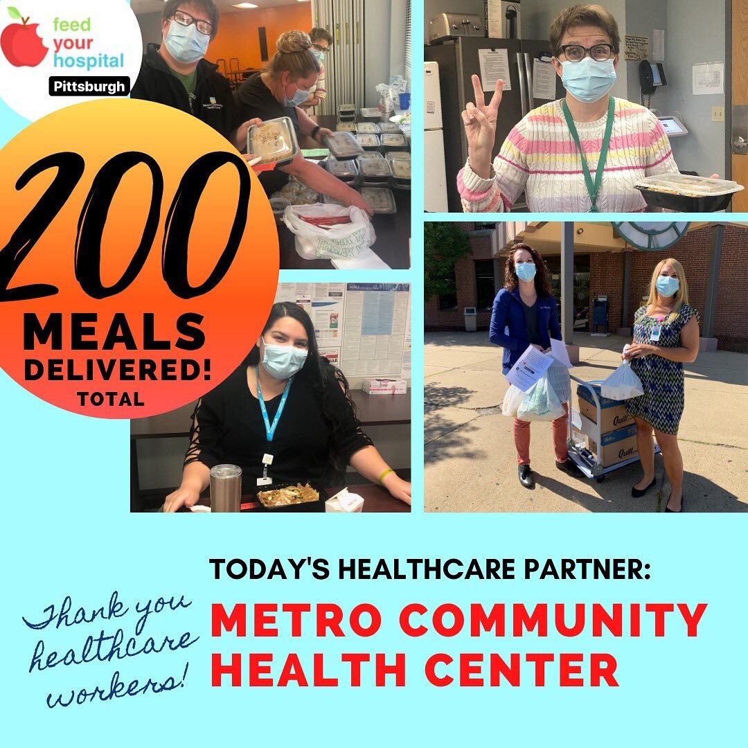 Wow 200 meals delivered! Thank you to Pam and all of @noodleheadpgh and Kelli and all of @metrohealthpgh. Hope everyone enjoyed lunch! 💜
🏨 more about Metro Community Health Center: &ldquo;We are an integrated medical, mental health, and dental clin