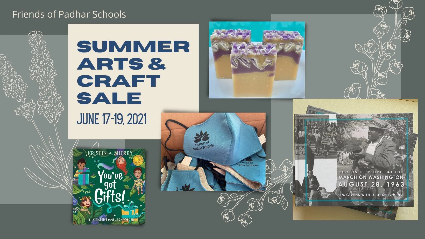 June 17-19 Summer Arts and Craft Sale