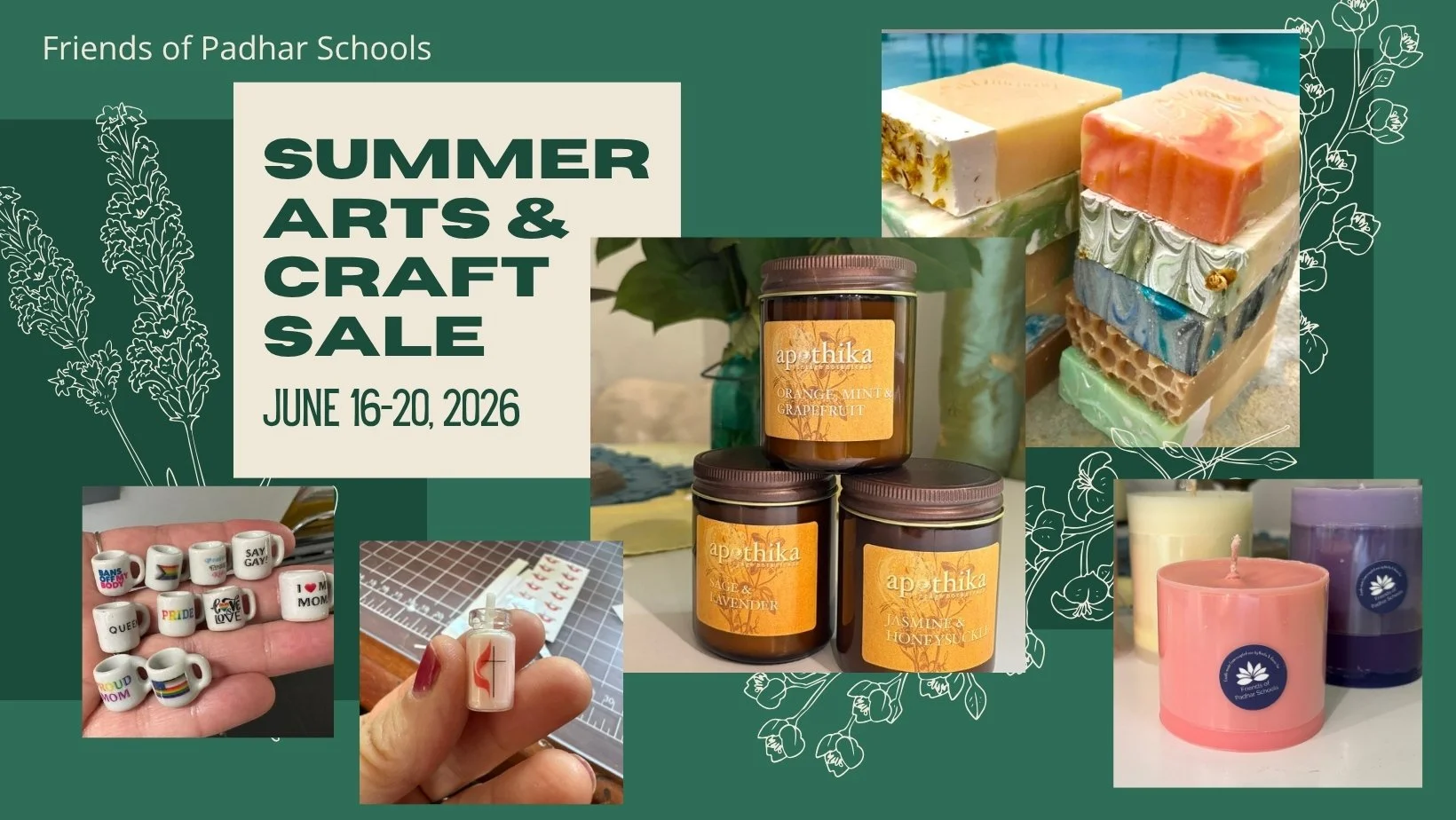 Summer Arts and Crafts Sale - June 16-20, 2026