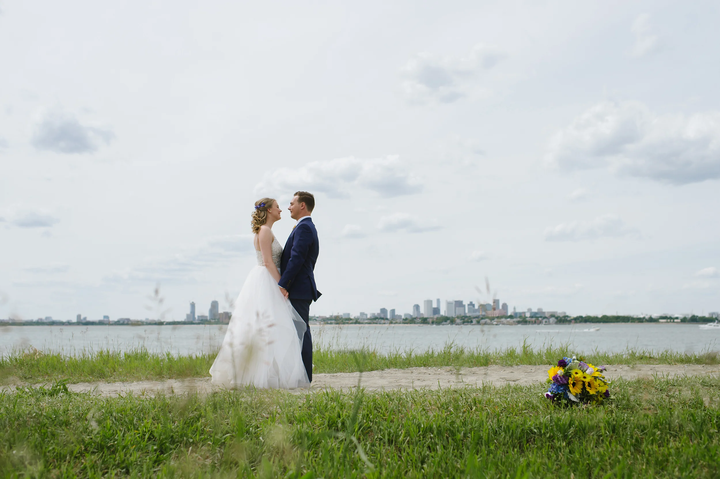 Thompson Island Wedding | Aleks + Mike Sneak Peek 