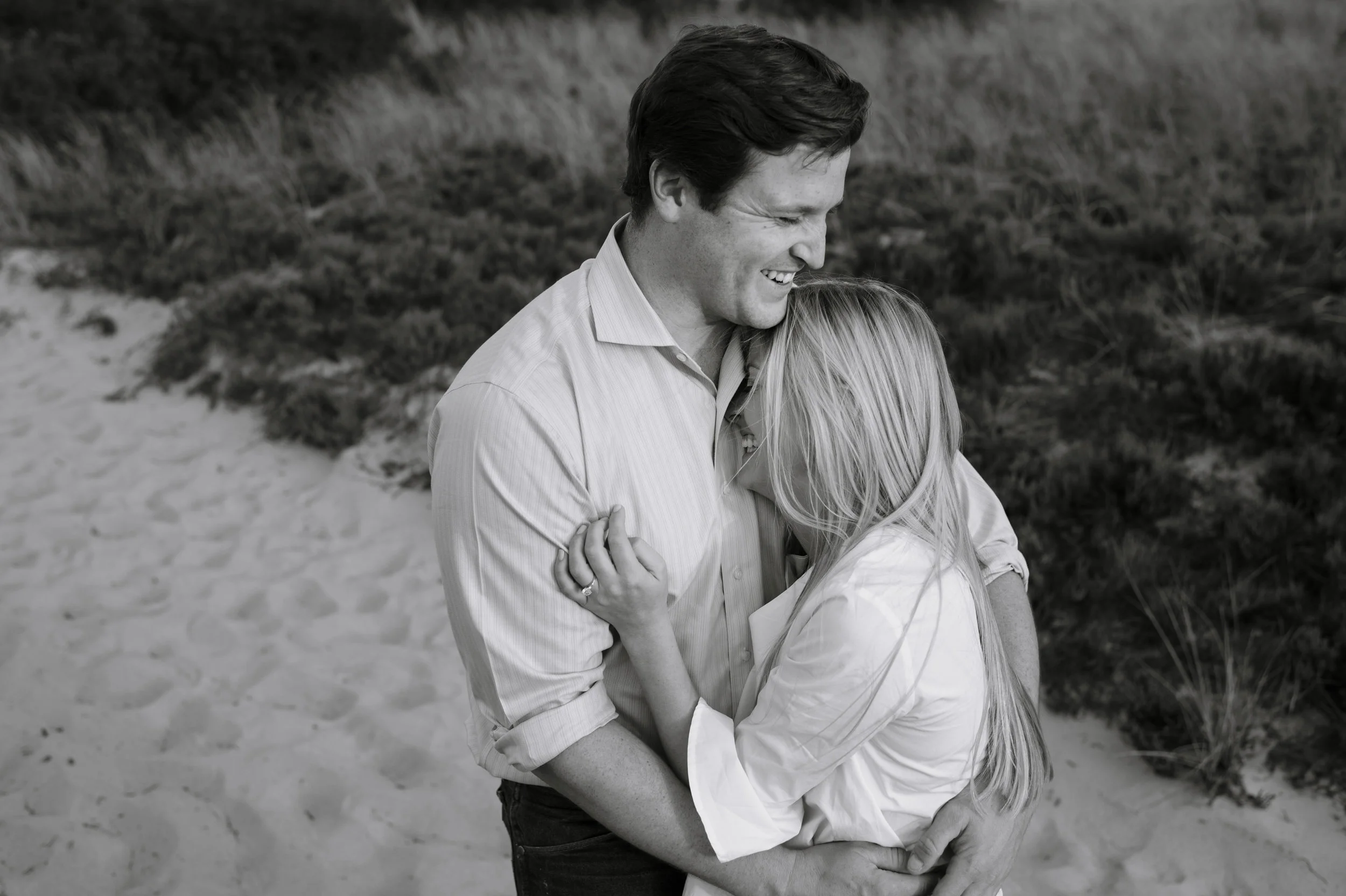 Crane Beach Engagement Session | Cat + Kevin 
