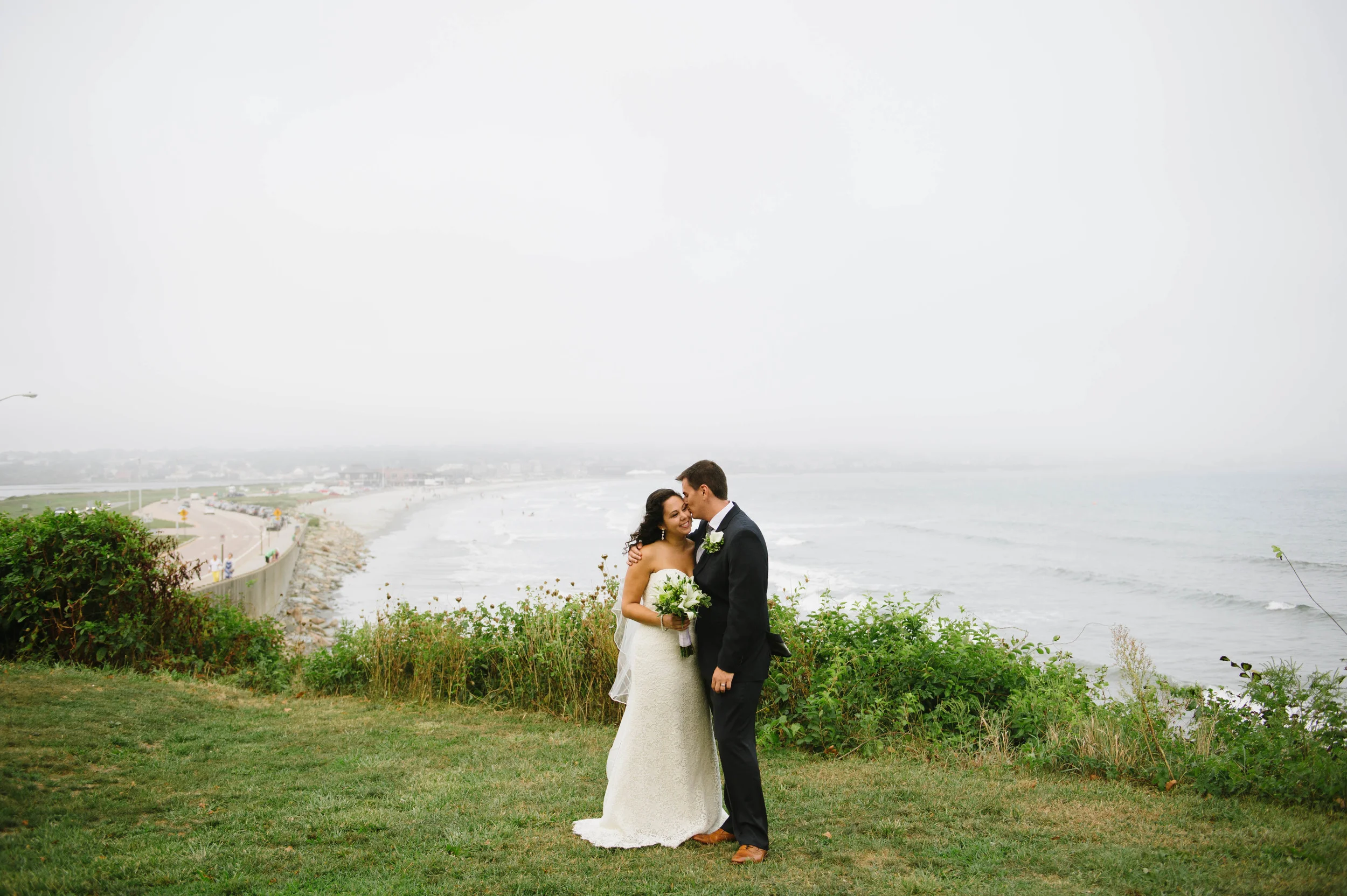 Stephanie + Vadim | East Beach Rotunda Rhode Island Sneak Peek