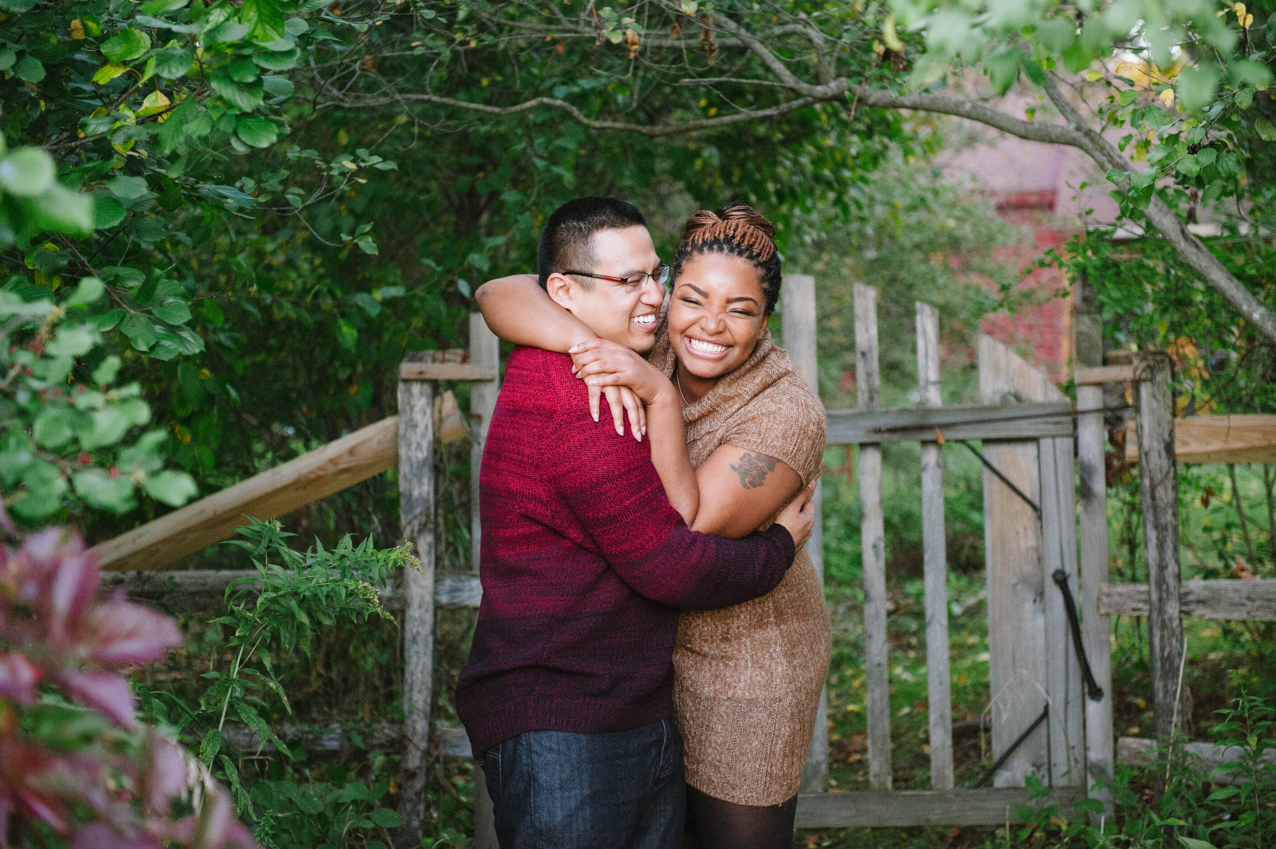 Peter + Brittiania Fall engagement shoot