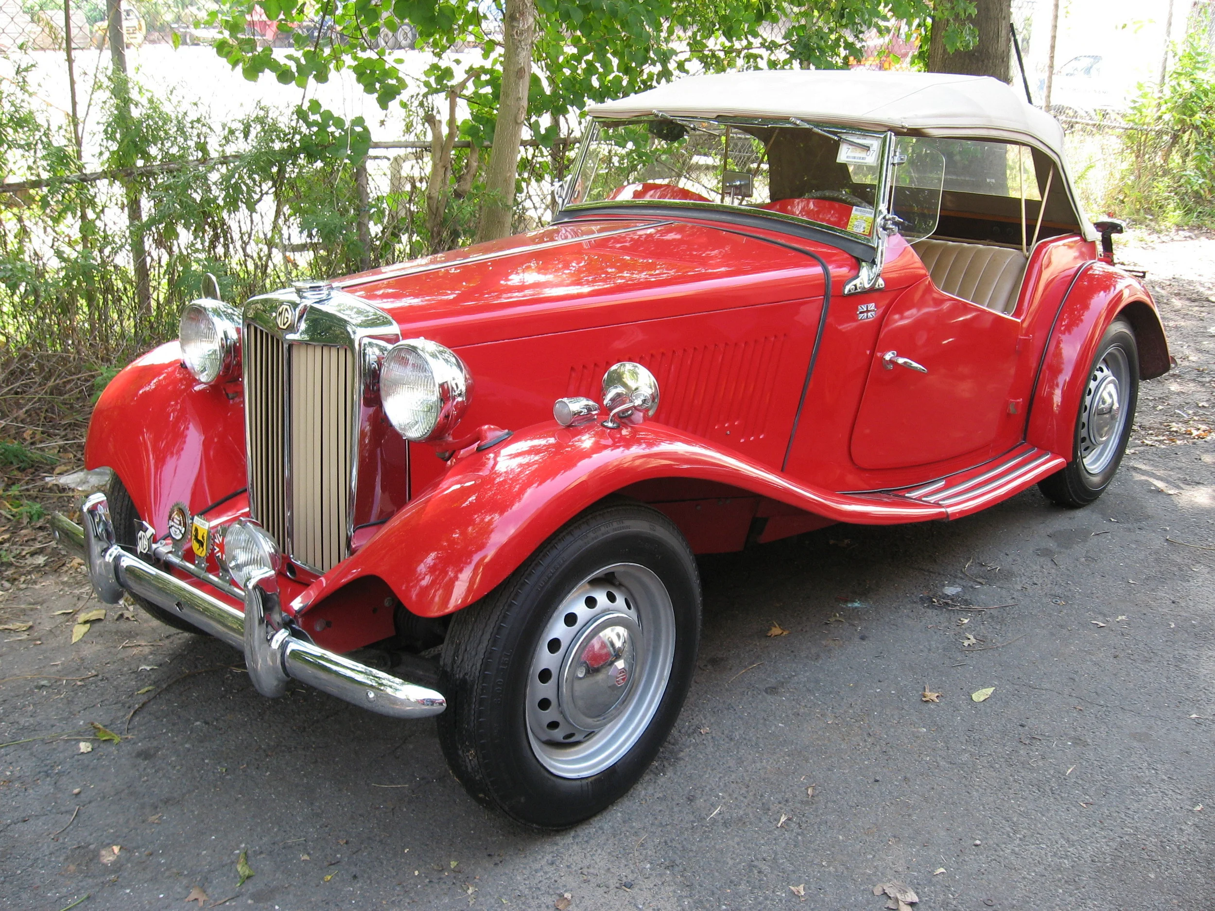 1953 MGTD Refreshing