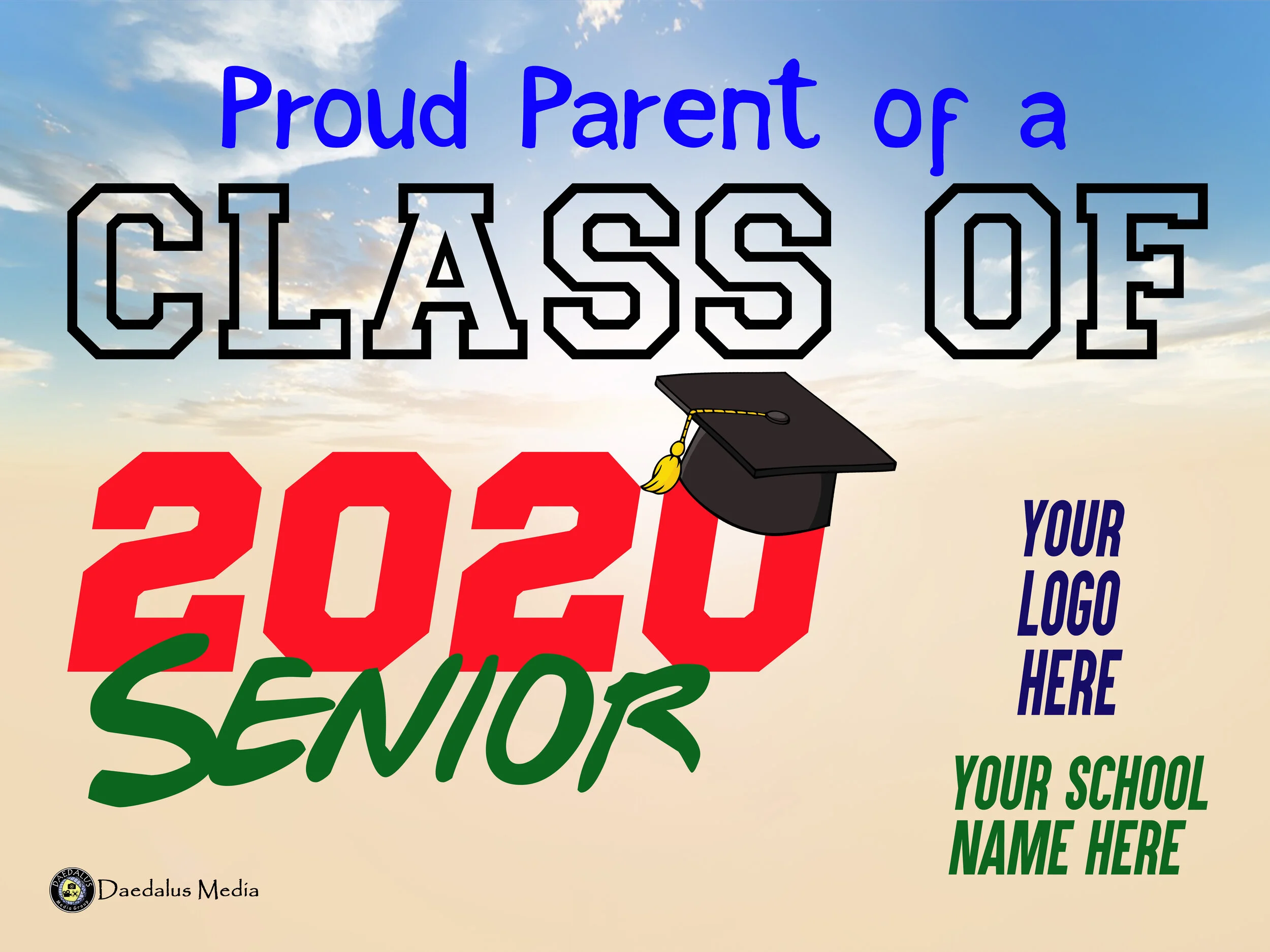 Senior Yard Sign - Shipped to you (plus shipping)