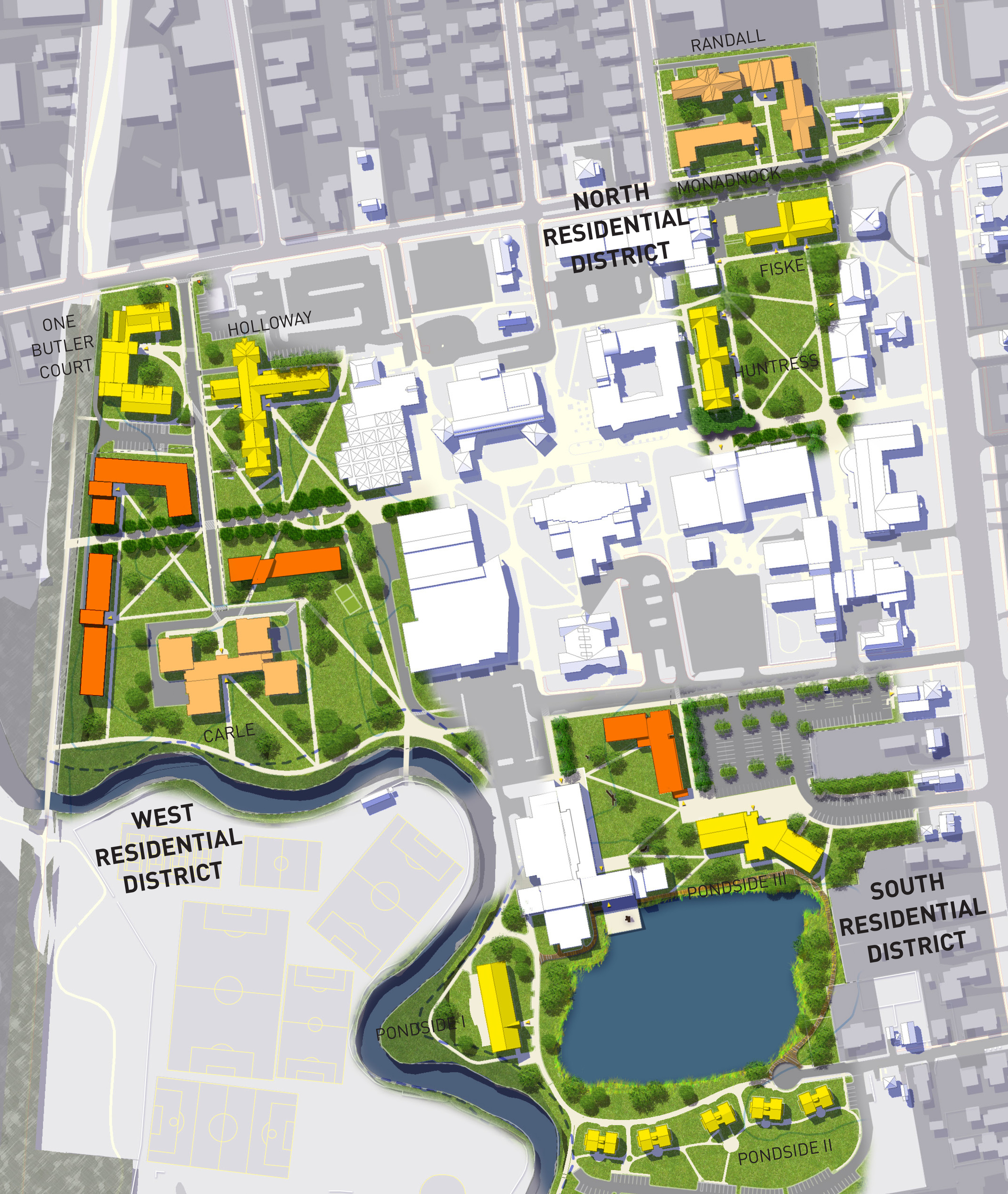 Keene State College Campus Master Plan Hedlund Design Group