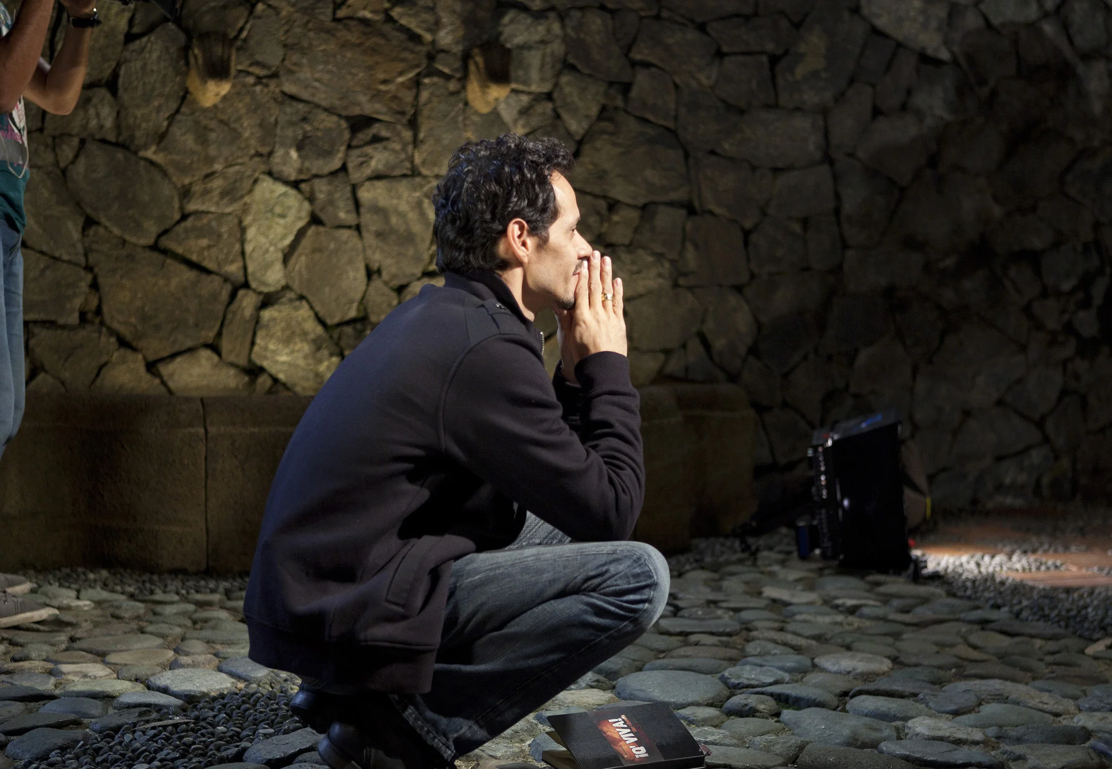 Marc Anthony wearing a jacket from the Marc Anthony collection available exclusively at Kohl's.