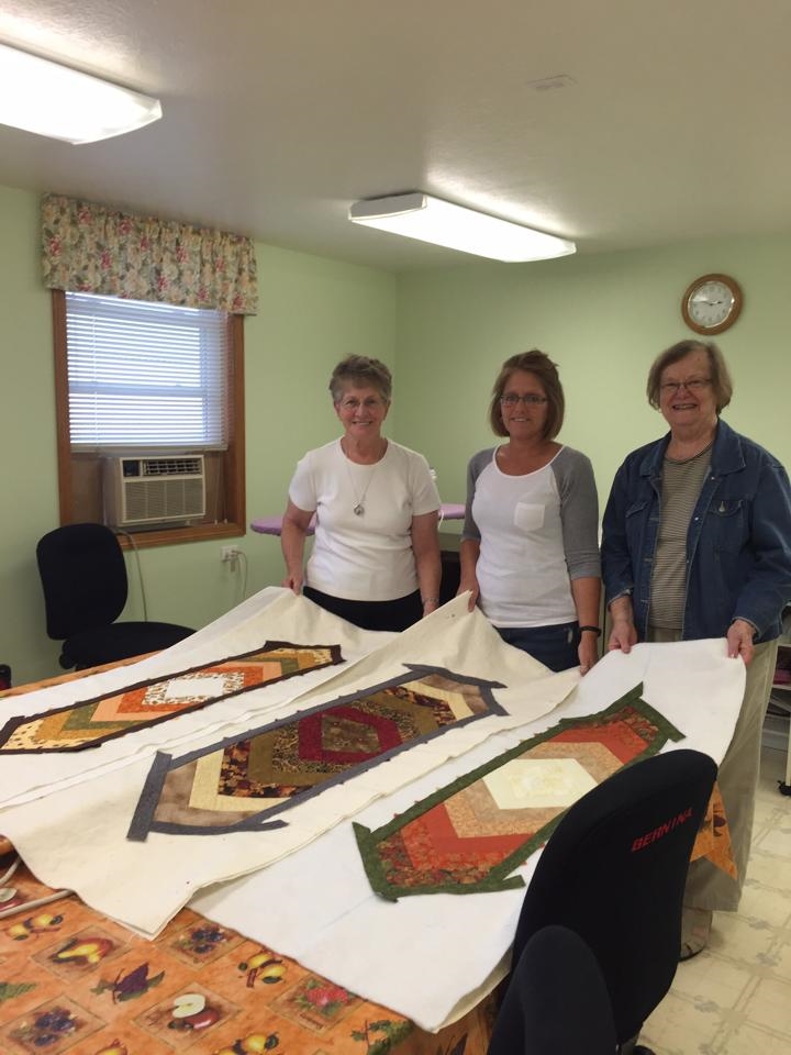 Quilt as You Go Runner - Another day in class