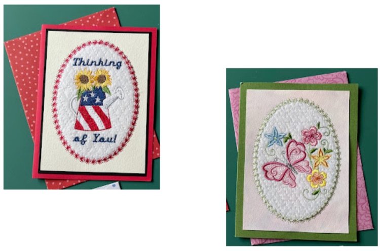 101 Embroidered Greeting Cards Class