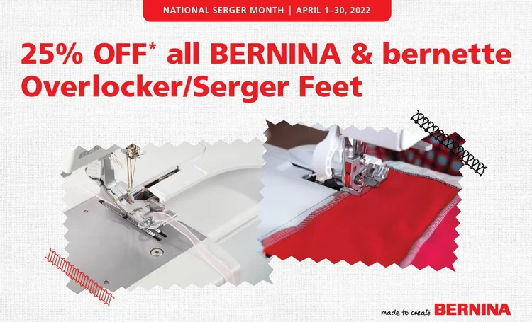 BERNINA Overlocker Feet