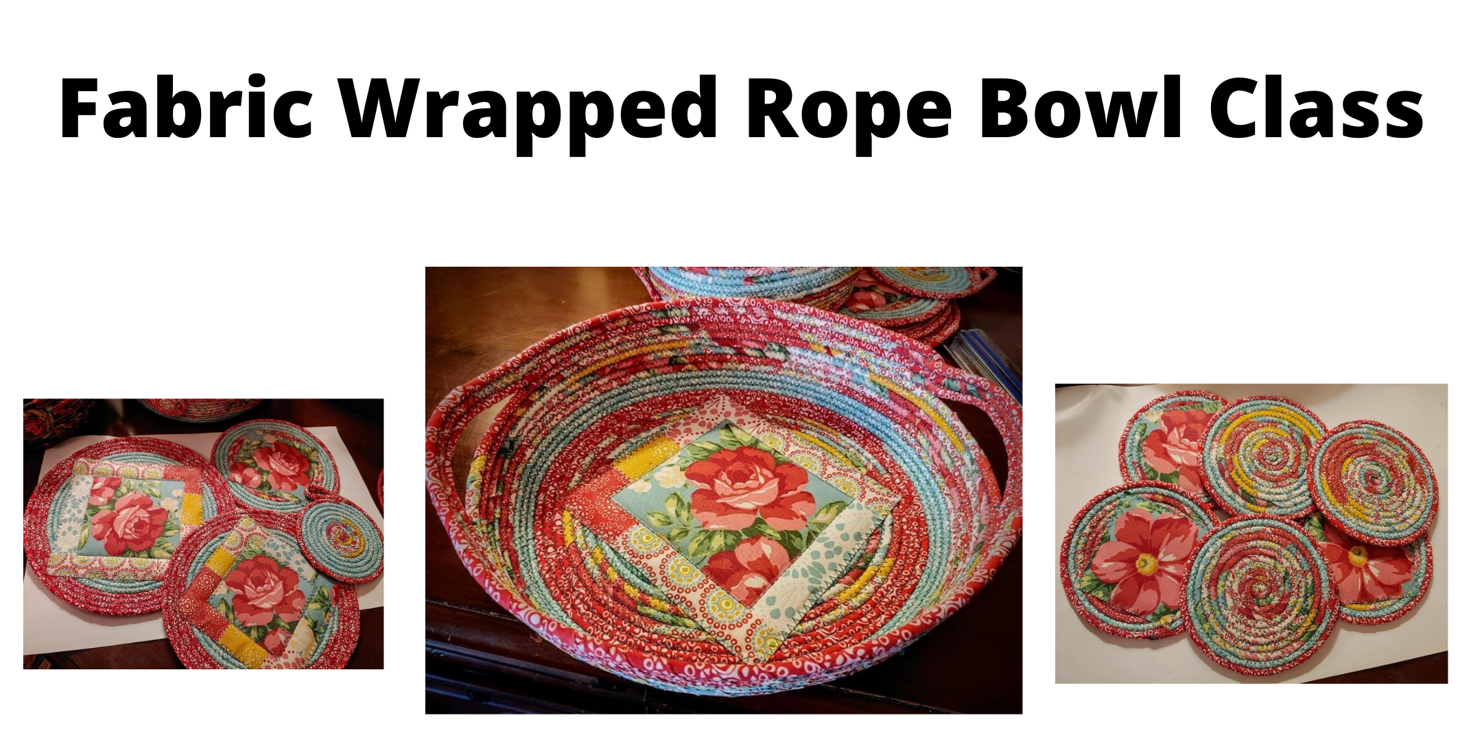 Fabric Wrapped Rope Bowl Class- BERNINA