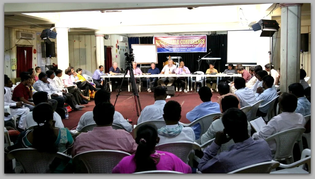  Round table Conference. 100 strategic Apostolic leaders gathered for a round table conference to strategize for Kingdom expansion.