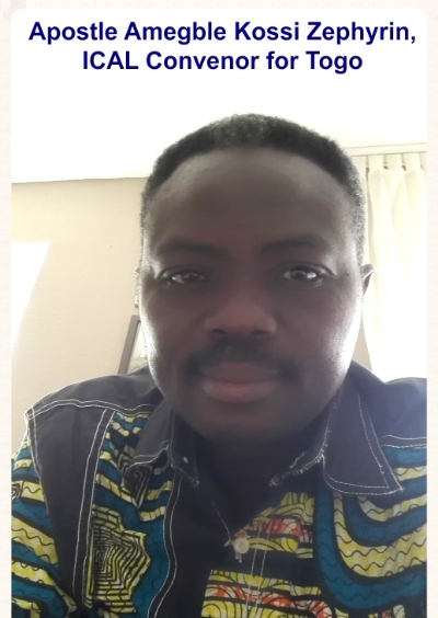 Togo Convenor, Apostle Amegble Kossi Zephyrin! 