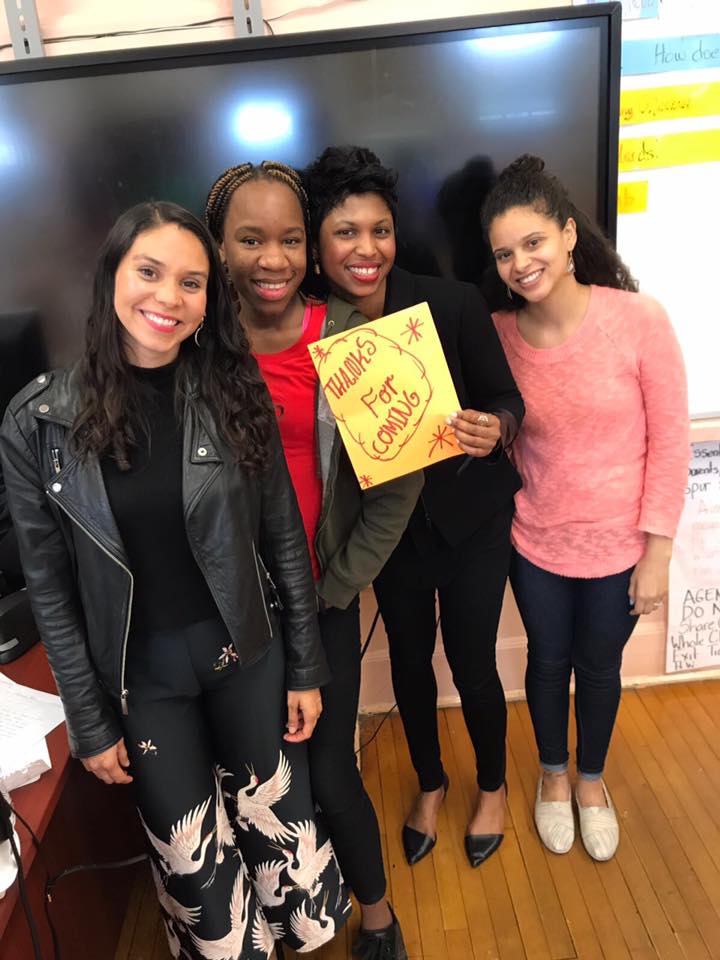 PATH High School student surprises Guest Speaker, Fashion Trend Forecaster, Roxana Naranjo, and the Financially CLEAN team with a thank you note and shares her dream of pursuing a career in fashion.