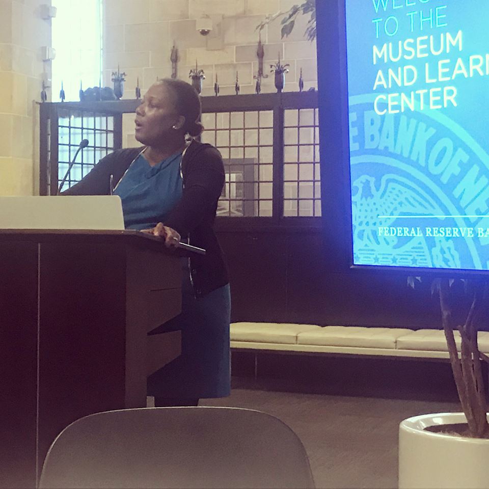 Annmarie Rowe-Straker, our fellow Financially CLEAN Board Member and VP at Federal Reserve that made this magical experience happen.