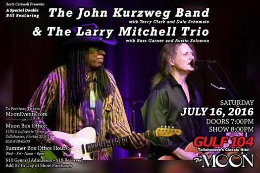 The John Kurzweg Band & The Larry Mitchell Trio @ The Moon - Tallahassee, FL