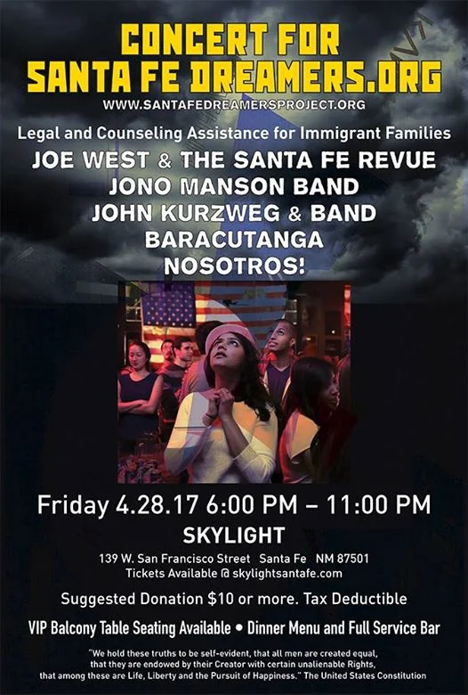 CONCERT FOR SANTA FE DREAMERS.ORG @ Skylight - Santa Fe
