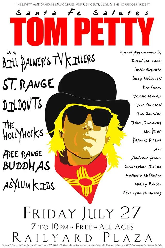 Santa Fe Salutes Tom Petty @ Santa Fe Railyard/The Levitt AMP Santa Fe Music Series