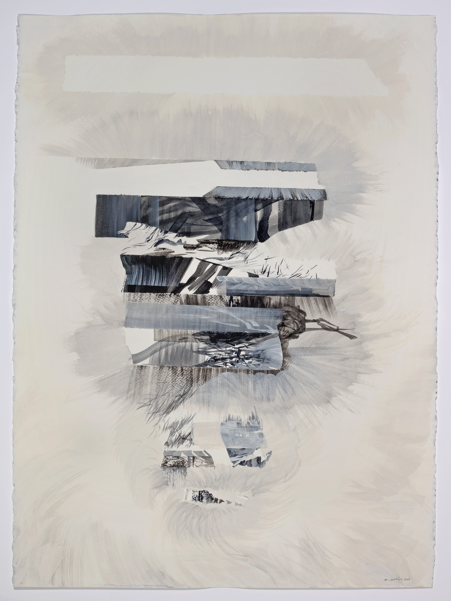   Thieveries - diptych  (right), 2015   watercolour and ink on paper30" x 22" 