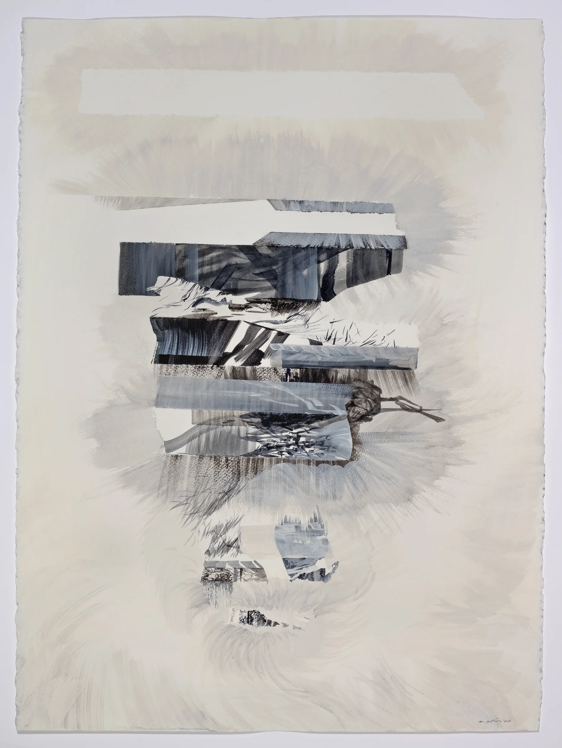 Thieveries - diptych (right) watercolour and ink on paper30" x 22"