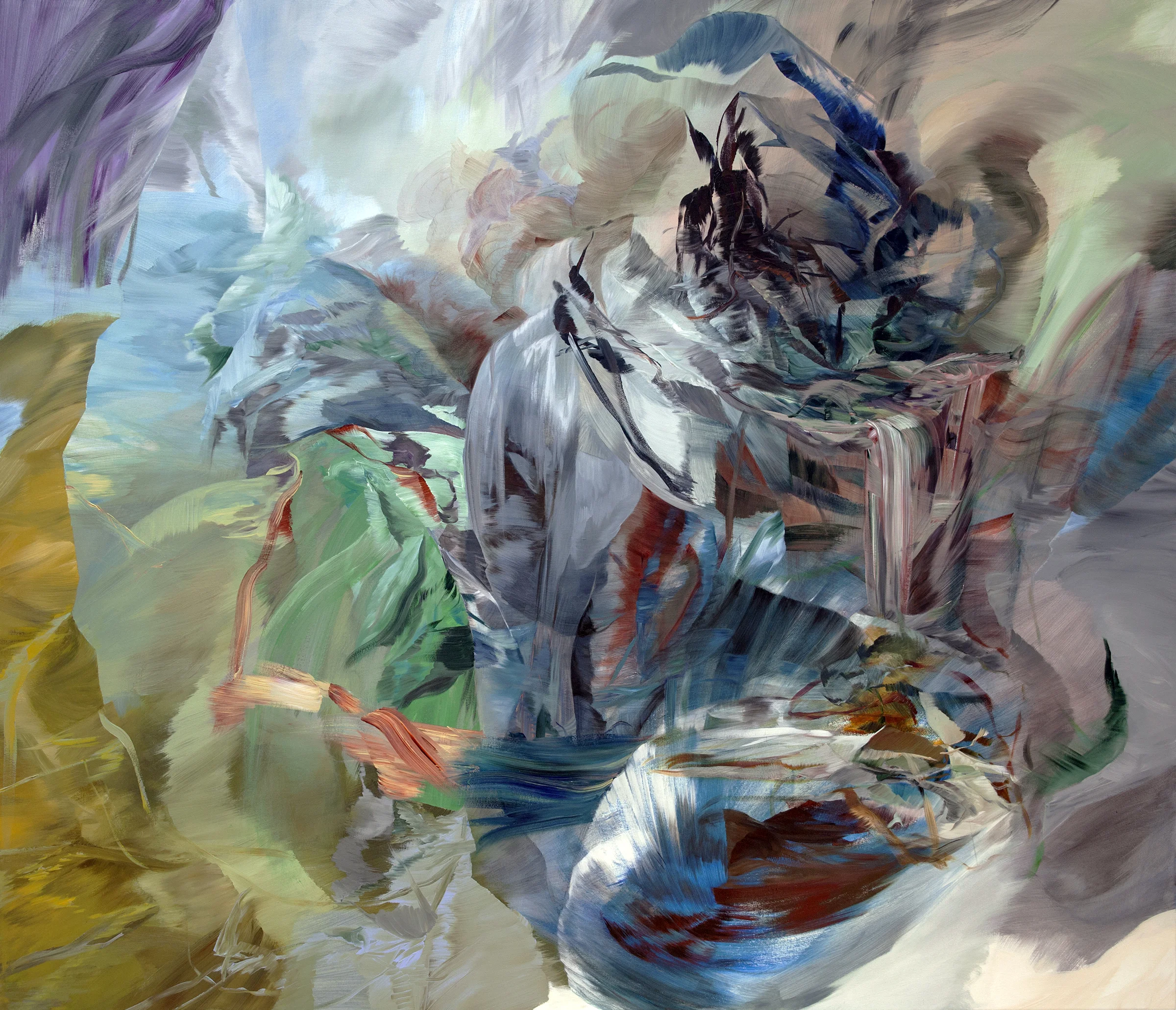 Chimera's Daughter acrylic on canvas 72" x 84"
