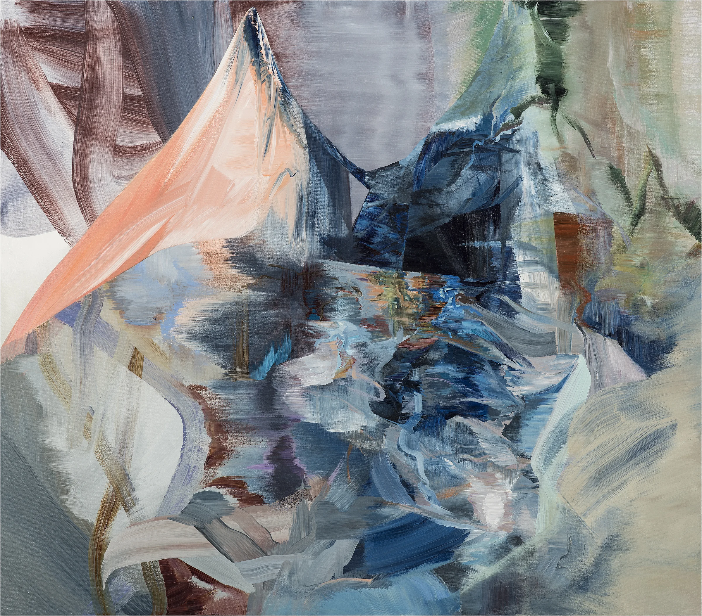 Cabriole acrylic on canvas 36" x 41" 2016