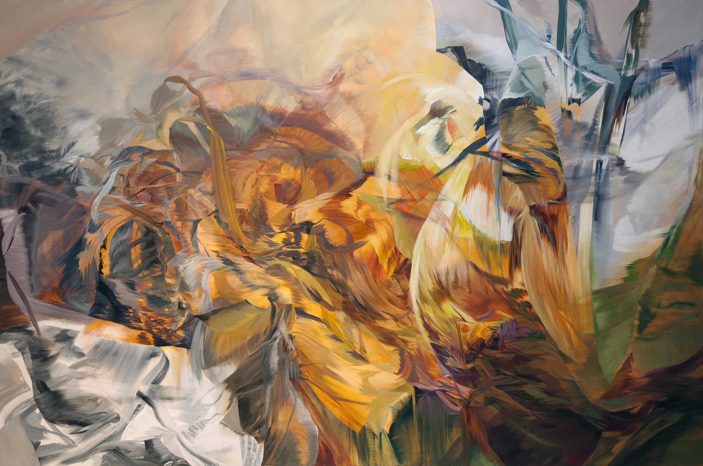Double Dutch acrylic on canvas 72" x 108" 2017