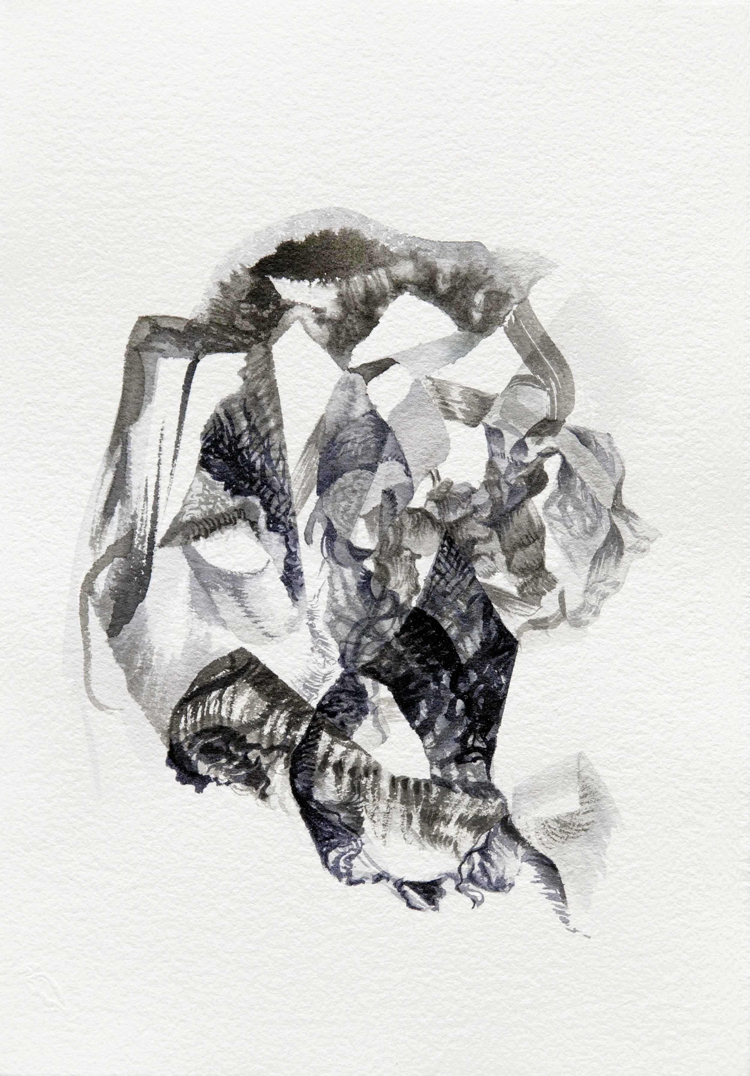 Mime watercolour & ink on paper 12” x 8.5”