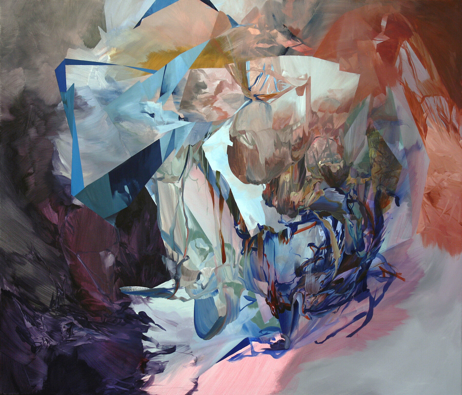   Scavenger , 2010  acrylic on canvas  72” x 84” 