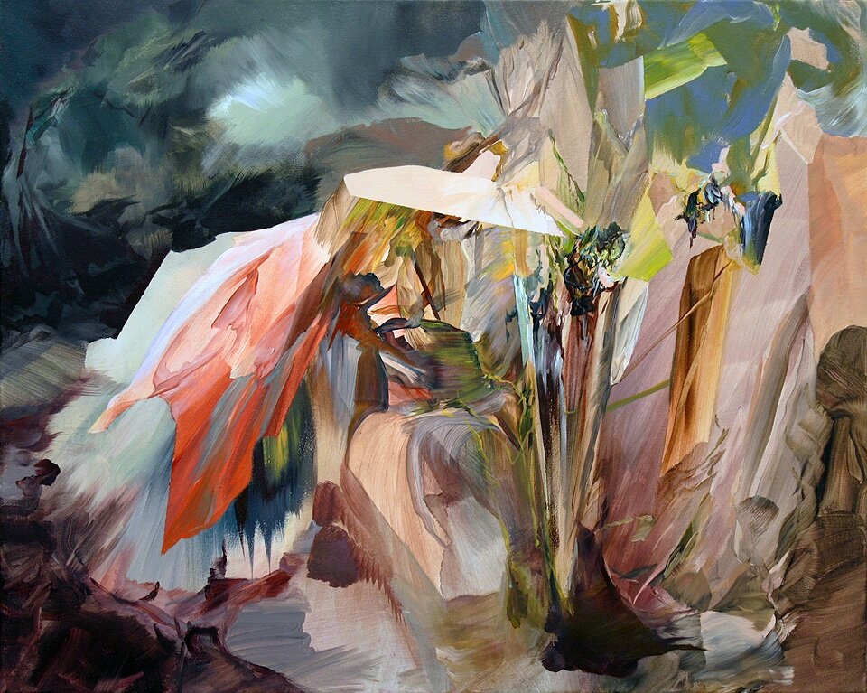   Cloak , 2011   acrylic on canvas  24" x 30" 