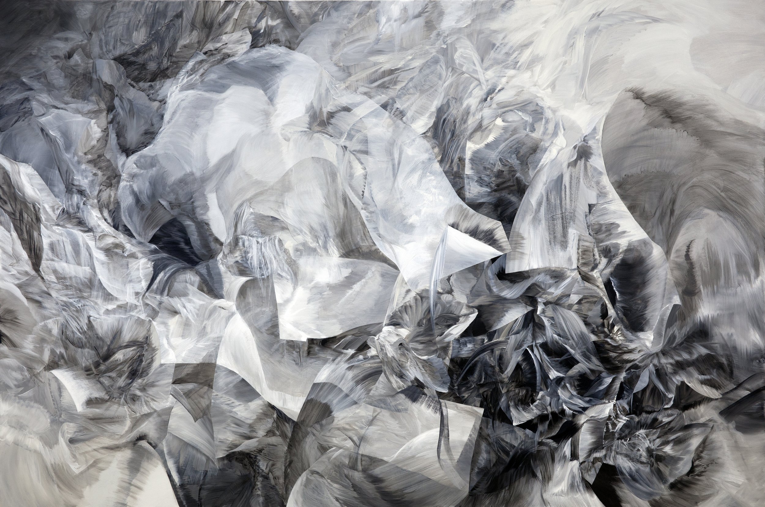  Tensile Shores  acrylic on canvas  72” x 108” 