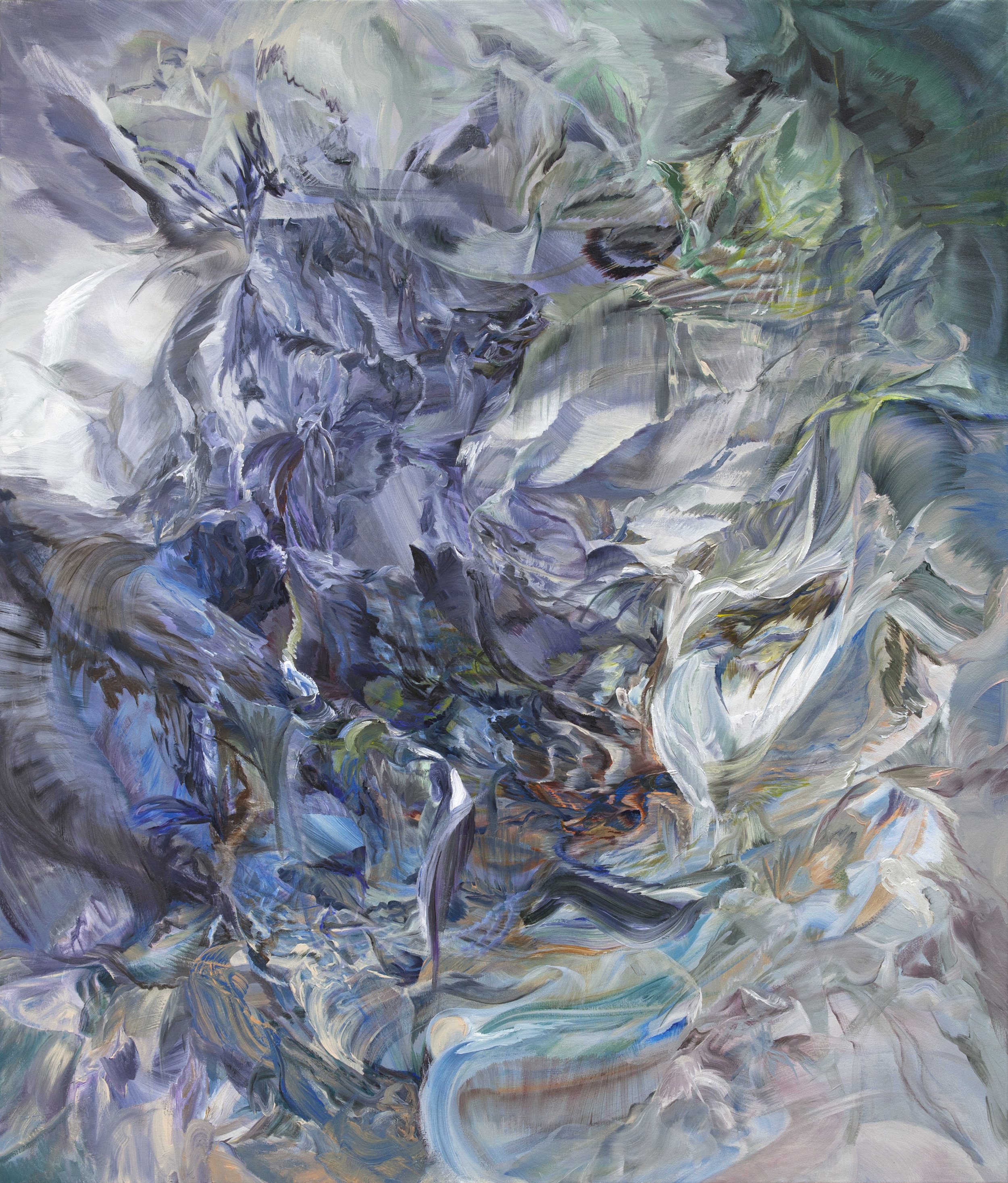  Leviathan’s Wake  acrylic on canvas  54” x 46” 