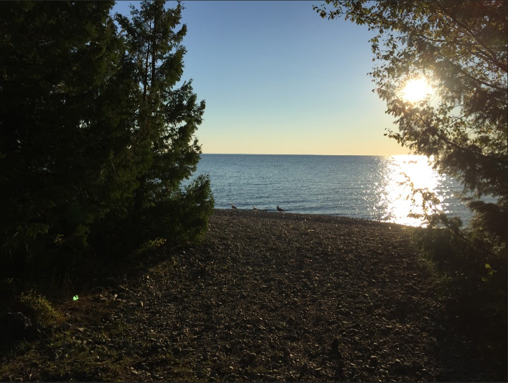 Keep an eye out for secret beaches!