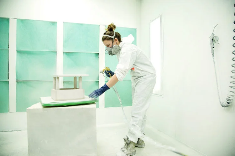 For cabinets with an opaque and rich finish, lacquer is the preferred finishing technique.