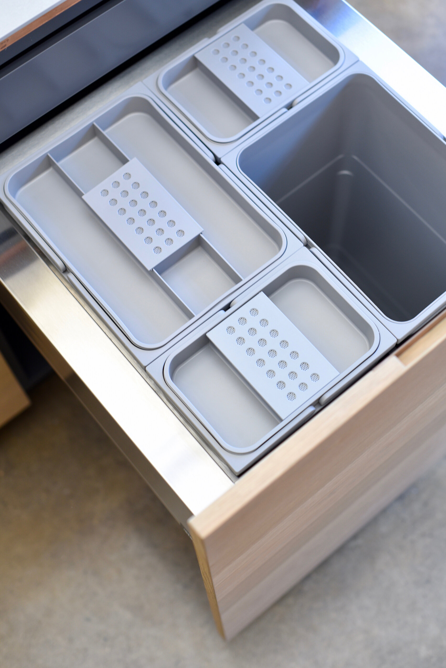 Petit bac à compost de cuisine - Poubelle de comptoir de cuisine de 5L avec  couvercle pour composteur de déchets de cuisine - Poubelle de cuisine  intérieure (bleu)