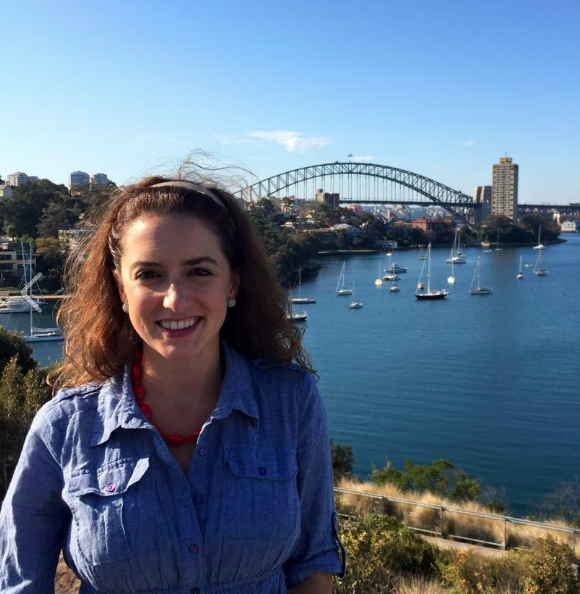 Researcher, Lisa Mabe-Konstantopoulos, in Sydney, Australia