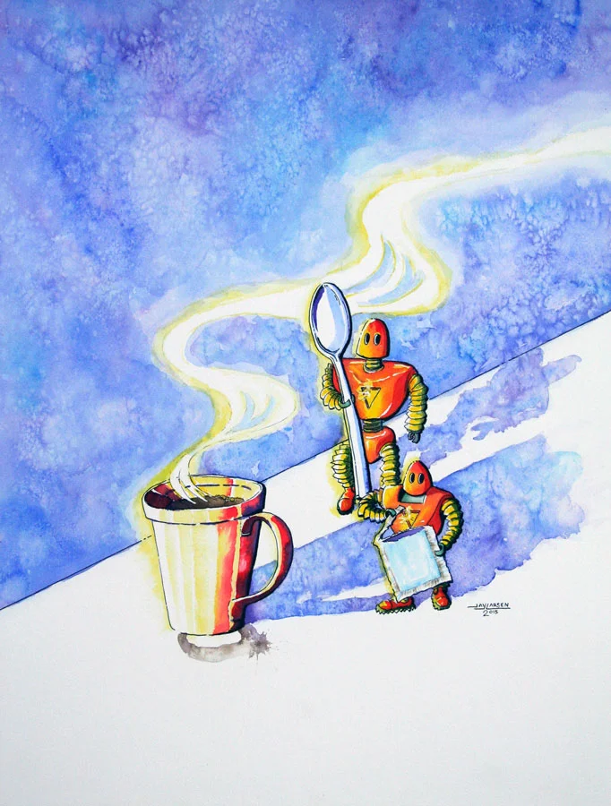 Coffee Shadow Robots