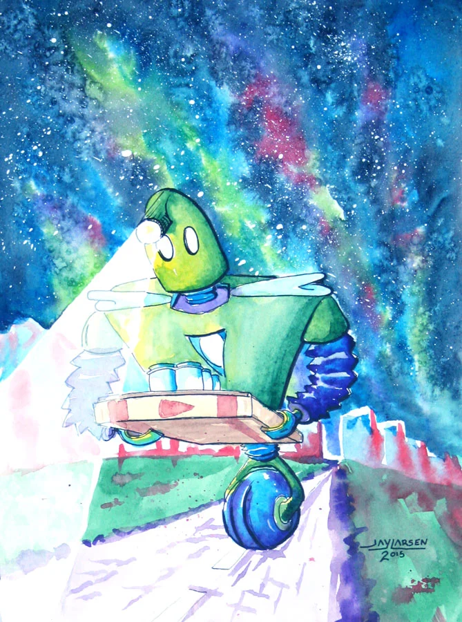 Late Night Pizza Robot