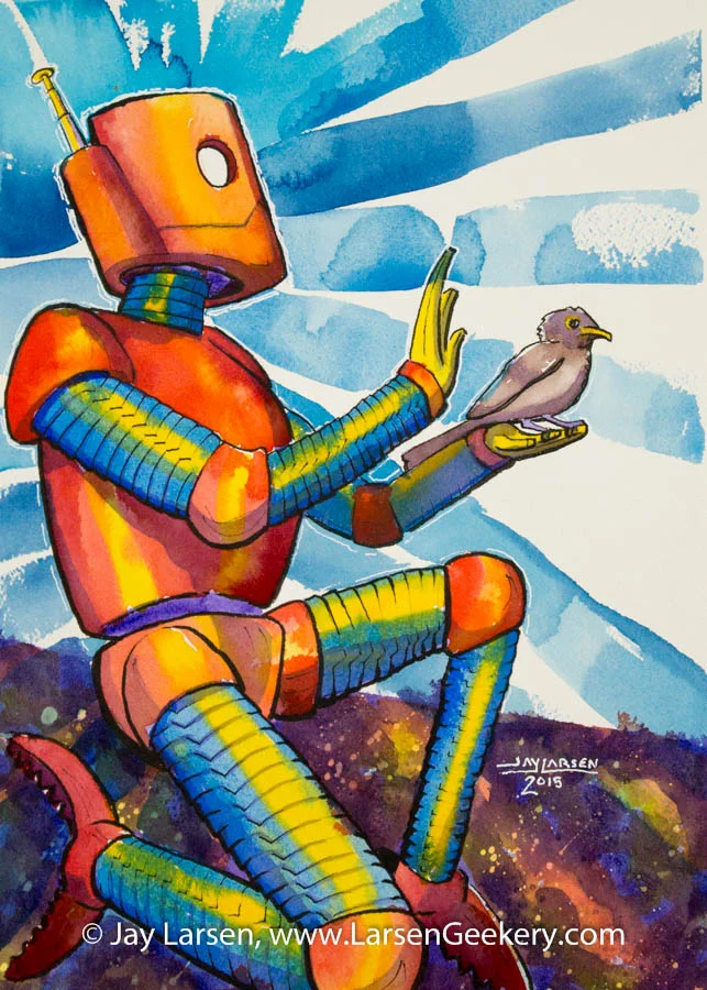 Bird in the Hand Robot