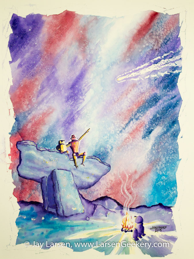 Star Gazing Robots