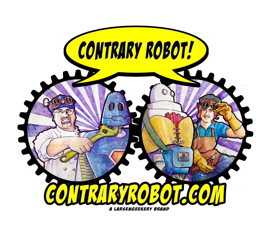 Jay and Evelyn Larsen, Robot Art and Geeky Gear