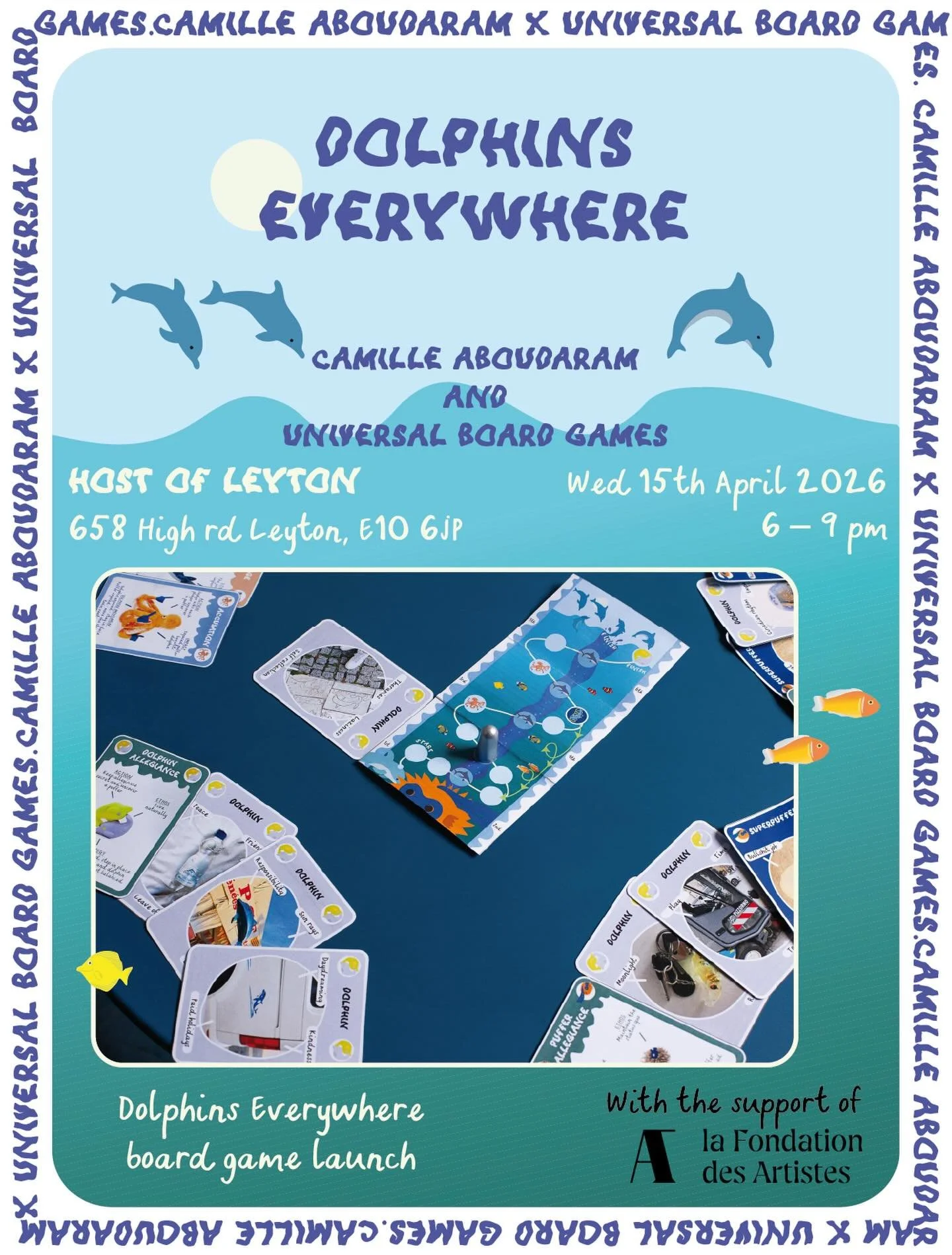 🃏🎲 It&rsquo;s finally time to launch our board game! 

Since 2023, I have been working with London-based charity Universal Board Games to turn the world of my neoliberal &lsquo;hero&rsquo; Superpuffer into a fun board game. 🐡🐬

Come and play Dolp